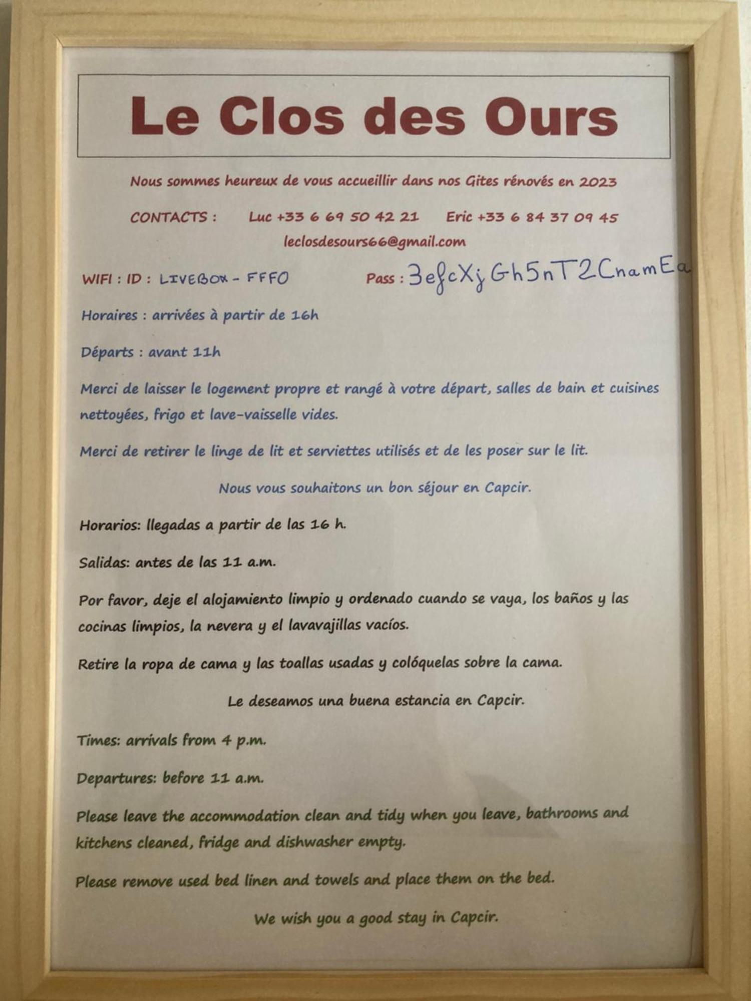 Holiday home Maison Canelle Le Clos Des Ours Matemale